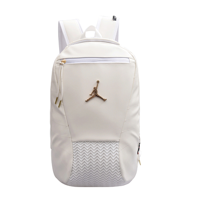 2019 Air Jordan 12 Backpack White Gold